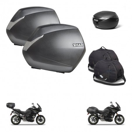 SHAD Baul maleta + soporte montaje maletas SH36 accesorios KIT-472847
