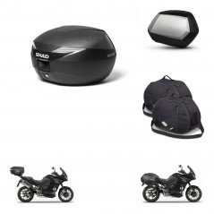 SHAD Maletas SH35 PREMIUM + soporte montaje Baul maleta accesorios KIT-472850