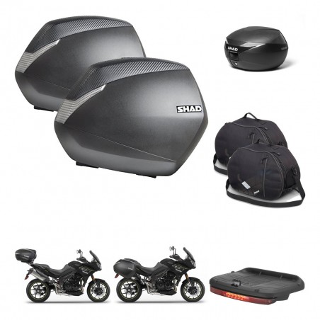 SHAD Suitcase trunk + mounting bracket SH36 suitcases accessories KIT-472853