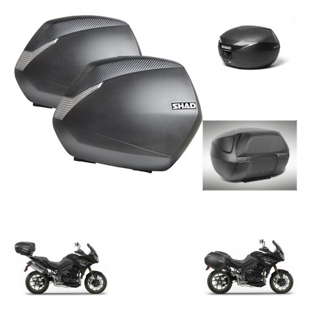 SHAD Baul maleta + soporte montaje maletas SH36 accesorios KIT-472858