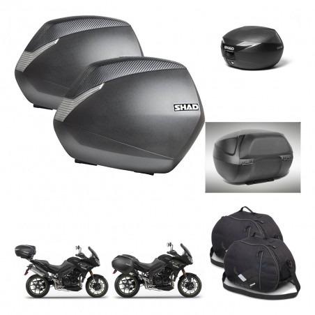 SHAD Suitcase trunk + mounting bracket SH36 suitcases accessories KIT-472859