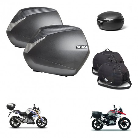 SHAD Suitcase trunk + mounting bracket SH36 suitcases accessories KIT-472895