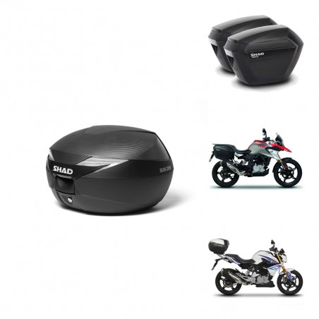 SHAD Maletas sh23 + soporte montaje Baul maleta KIT-472896