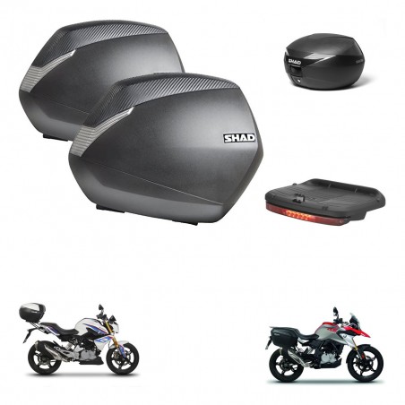 SHAD Suitcase trunk + mounting bracket SH36 suitcases accessories KIT-472900