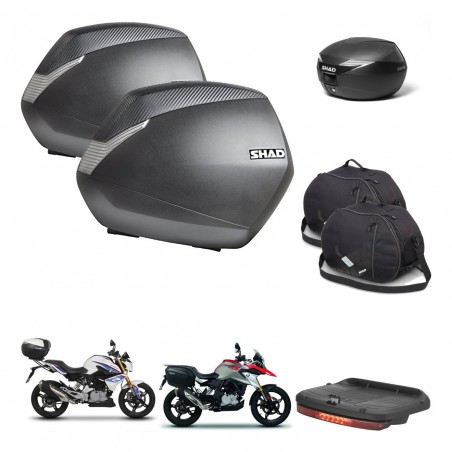 SHAD Suitcase trunk + mounting bracket SH36 suitcases accessories KIT-472901