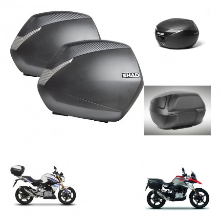 SHAD Baul maleta + soporte montaje maletas SH36 accesorios KIT-472906