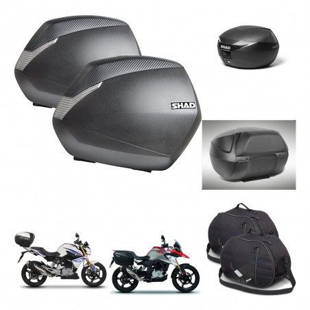 SHAD Baul maleta + soporte montaje maletas SH36 accesorios KIT-472907