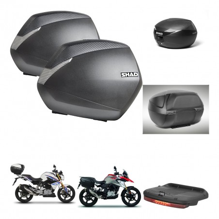 SHAD Baul maleta + soporte montaje maletas SH36 accesorios KIT-472912