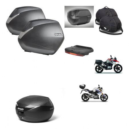 SHAD Suitcase trunk + mounting bracket SH36 suitcases accessories KIT-472913