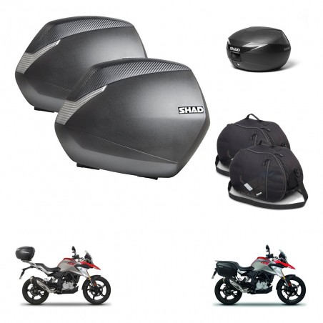 SHAD Baul maleta + soporte montaje maletas SH36 accesorios KIT-472919
