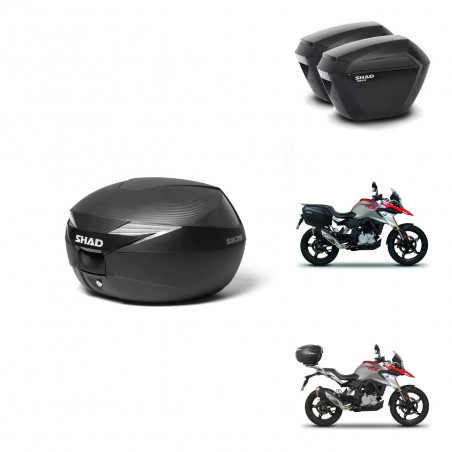 SHAD Maletas sh23 + soporte montaje Baul maleta KIT-472920