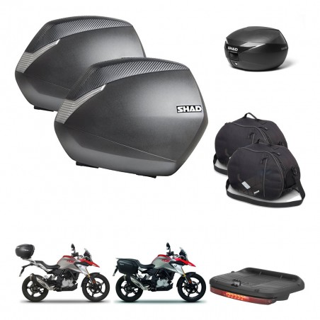 SHAD Baul maleta + soporte montaje maletas SH36 accesorios KIT-472925