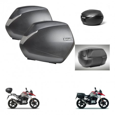 SHAD Baul maleta + soporte montaje maletas SH36 accesorios KIT-472930