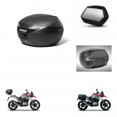 SHAD Maletas SH35 PREMIUM + soporte montaje Baul maleta accesorios KIT-472933