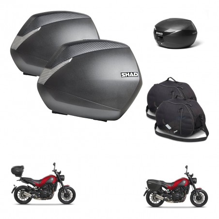 SHAD Baul maleta + soporte montaje maletas SH36 accesorios KIT-472943