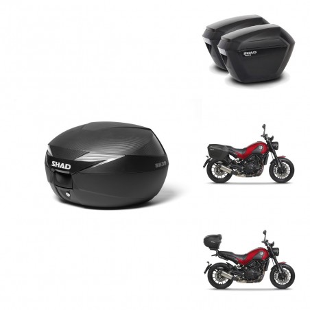 SHAD SH23 suitcases + mounting bracket suitcase trunk KIT-472944