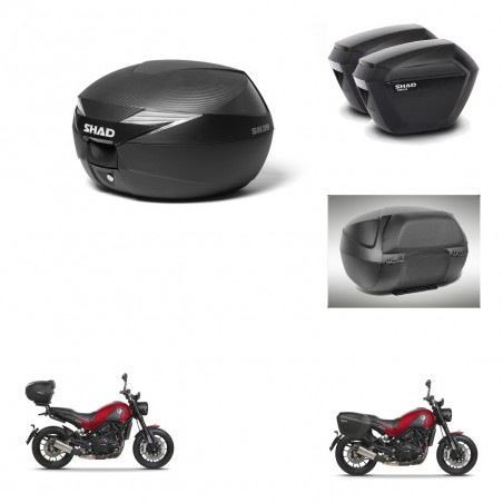 SHAD Maletas sh23 + soporte montaje Baul maleta accesorios KIT-472956