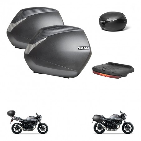 SHAD Baul maleta + soporte montaje maletas SH36 accesorios KIT-473020