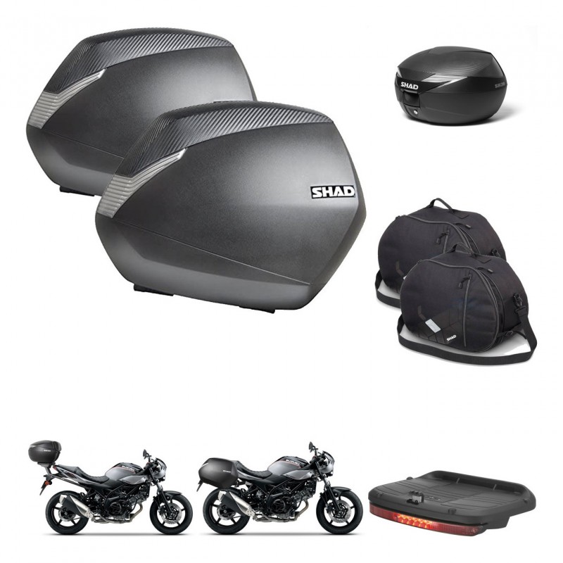SHAD Baul maleta + soporte montaje maletas SH36 accesorios KIT-473021
