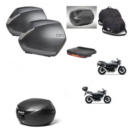 SHAD Suitcase trunk + mounting bracket SH36 suitcases accessories KIT-473033