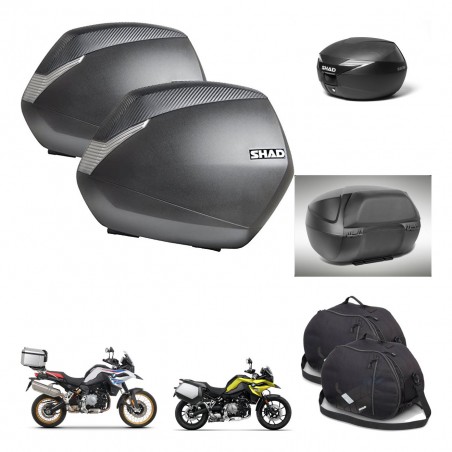 SHAD Suitcase trunk + mounting bracket SH36 suitcases accessories KIT-473051