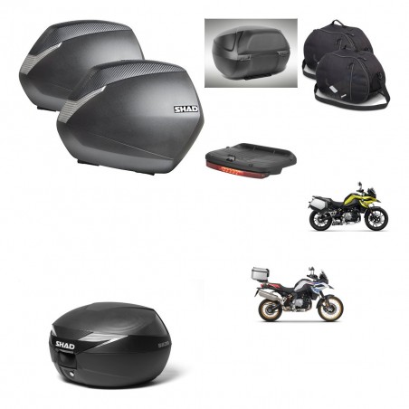 SHAD Suitcase trunk + mounting bracket SH36 suitcases accessories KIT-473057