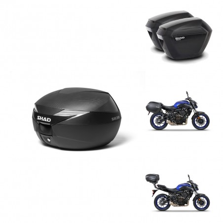 SHAD Maletas sh23 + soporte montaje Baul maleta KIT-473064