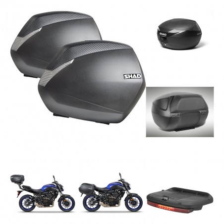 SHAD Suitcase trunk + mounting bracket SH36 suitcases accessories KIT-473080