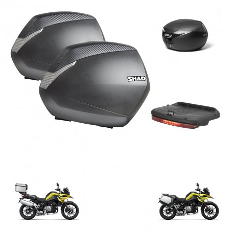 SHAD Suitcase trunk + mounting bracket SH36 suitcases accessories KIT-473092