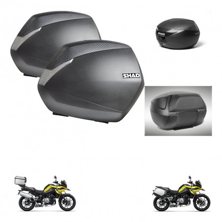 SHAD Suitcase trunk + mounting bracket SH36 suitcases accessories KIT-473098