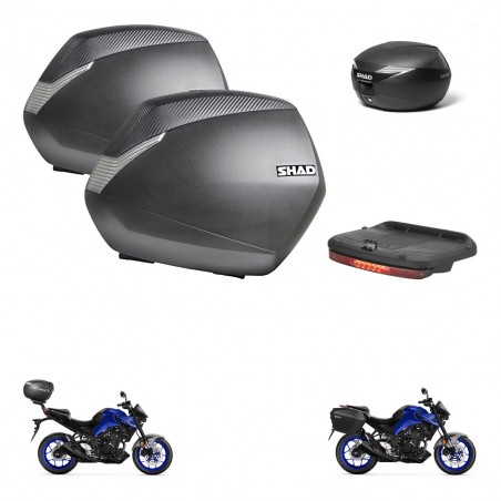 SHAD Baul maleta + soporte montaje maletas SH36 accesorios KIT-473140