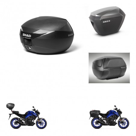 SHAD Maletas sh23 alu + soporte montaje Baul maleta accesorios KIT-473151