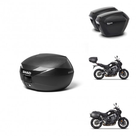 SHAD Maletas sh23 + soporte montaje Baul maleta KIT-473160