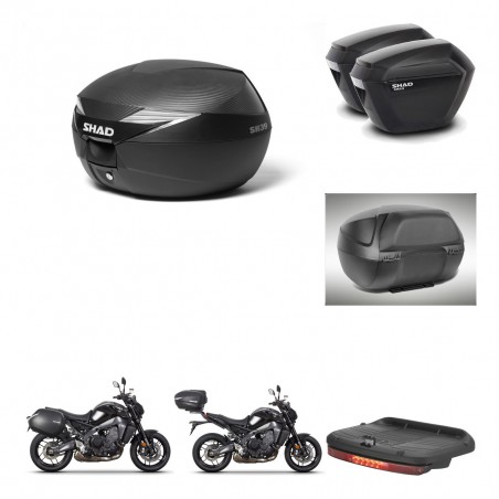 SHAD Maletas sh23 + soporte montaje Baul maleta accesorios KIT-473178