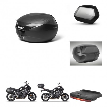 SHAD SH35 PREMIUM suitcases + mounting bracket suitcase trunk accessories KIT-473179