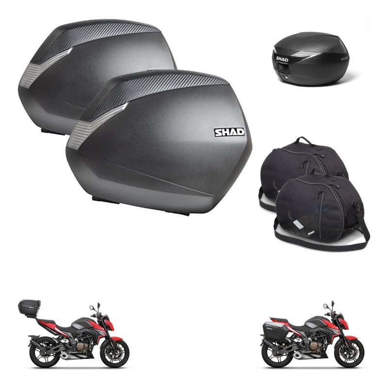 SHAD Baul maleta + soporte montaje maletas SH36 accesorios KIT-473207
