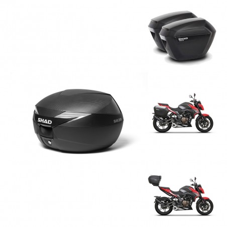 SHAD Maletas sh23 + soporte montaje Baul maleta KIT-473208