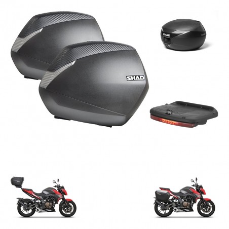 SHAD Suitcase trunk + mounting bracket SH36 suitcases accessories KIT-473212