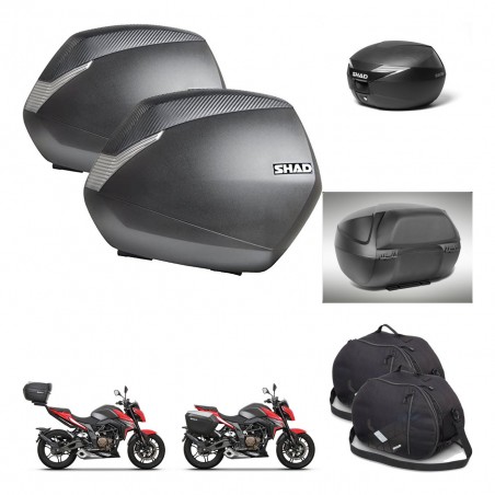 SHAD Baul maleta + soporte montaje maletas SH36 accesorios KIT-473219