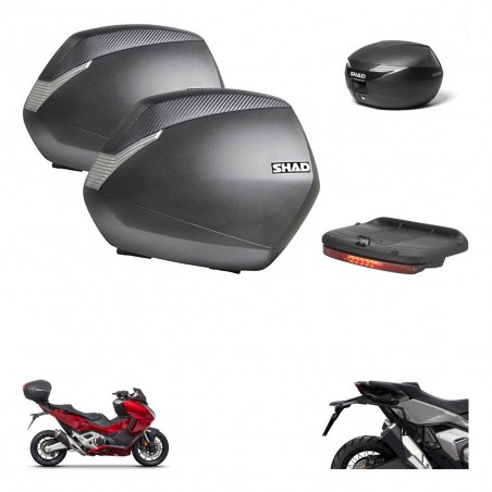 SHAD Suitcase trunk + mounting bracket SH36 suitcases accessories KIT-473236