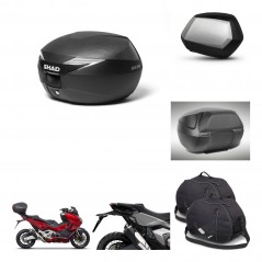 SHAD Maletas SH35 PREMIUM + soporte montaje Baul maleta accesorios KIT-473246