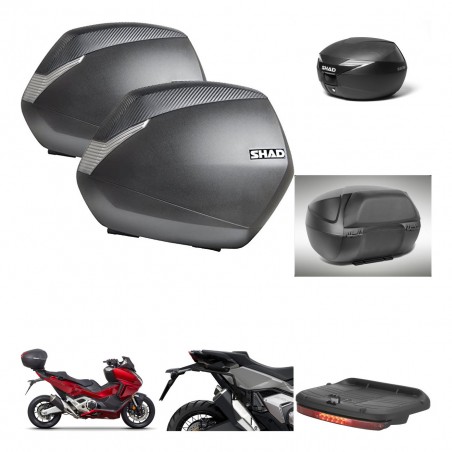 SHAD Baul maleta + soporte montaje maletas SH36 accesorios KIT-473248