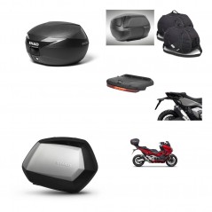 SHAD Maletas SH35 PREMIUM + soporte montaje Baul maleta accesorios KIT-473252