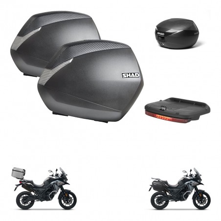 SHAD Baul maleta + soporte montaje maletas SH36 accesorios KIT-473260