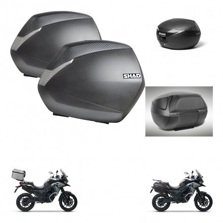 SHAD Baul maleta + soporte montaje maletas SH36 accesorios KIT-473266