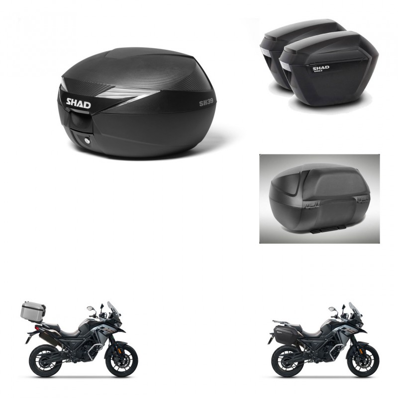 SHAD Maletas sh23 + soporte montaje Baul maleta accesorios KIT-473268