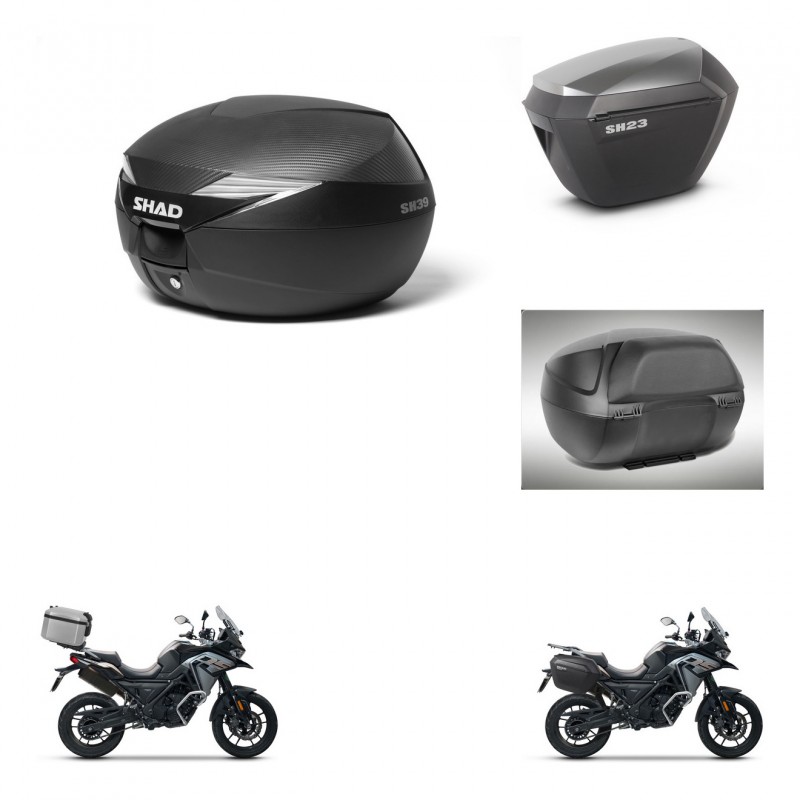 SHAD Maletas sh23 alu + soporte montaje Baul maleta accesorios KIT-473271