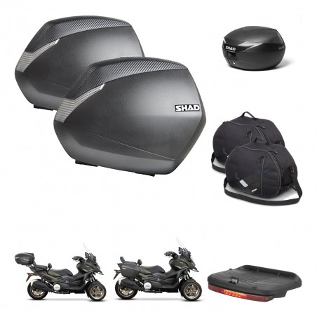SHAD Baul maleta + soporte montaje maletas SH36 accesorios KIT-473285