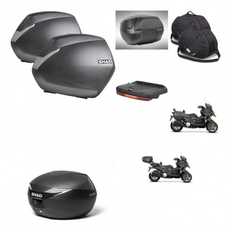 SHAD Baul maleta + soporte montaje maletas SH36 accesorios KIT-473297