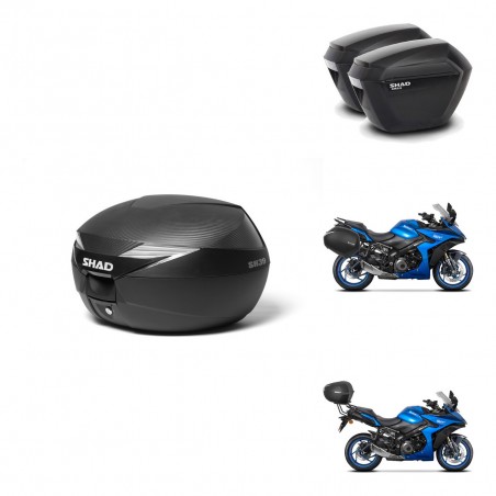 SHAD Maletas sh23 + soporte montaje Baul maleta KIT-473304